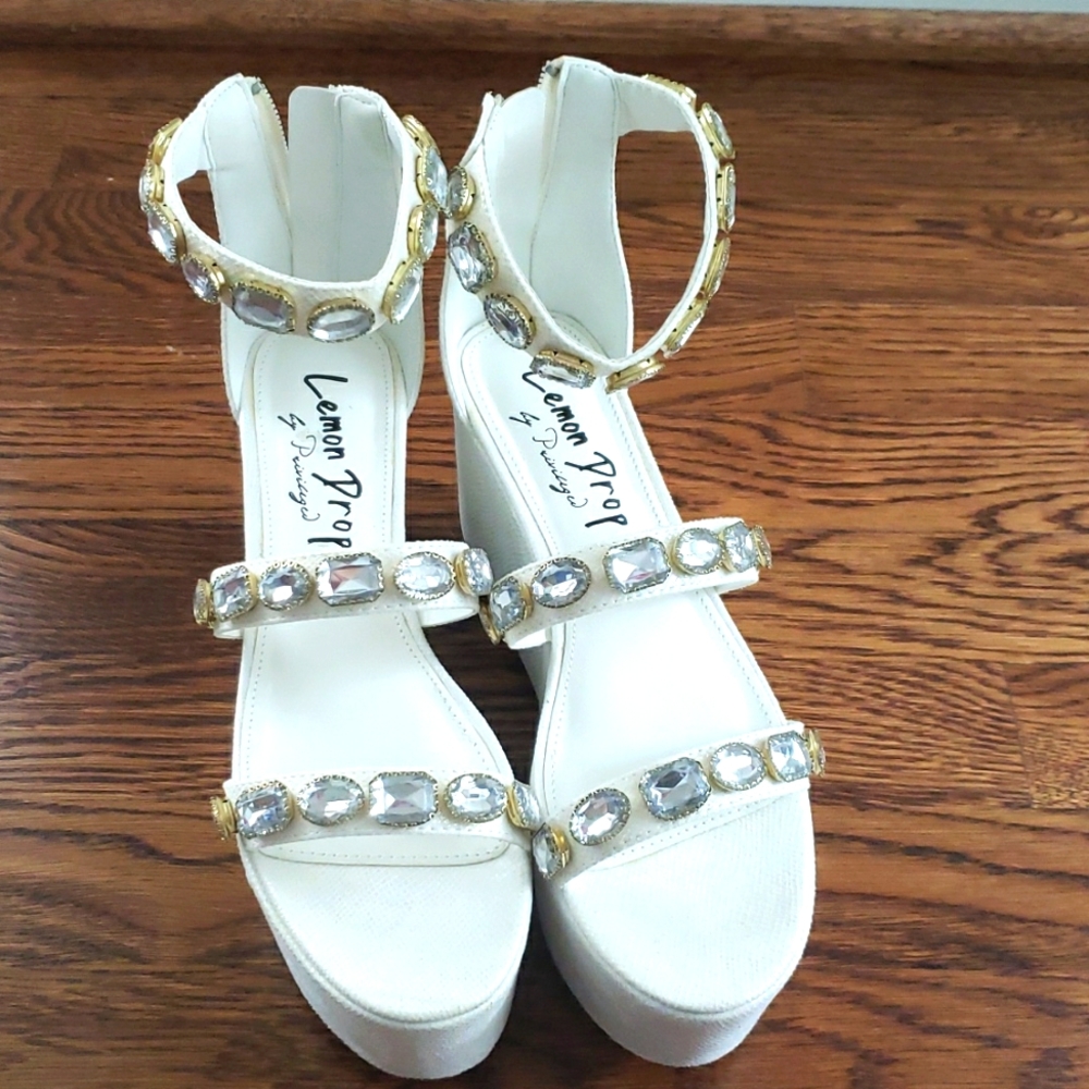 Platform Rhinestones Sandals